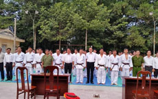 BCH Hệ phái SUZUCHO KARATEDO tổ chức thi lên đai Nâu tại CLB Dương Minh Châu-Tây Ninh