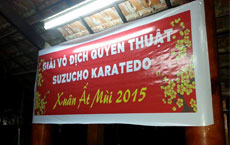 Giải “Vô địch quyền thuật Suzucho Karatedo” Xuân Ất Mùi 2015