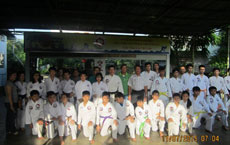 Phân Đường TAM PHÚ đến ghé đến Đạo đường ChoJu Karate