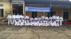 Thi lên đai Karatedo huyện Long đất Bà rịa ngày 18.12.2016