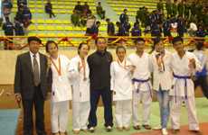 PHÂN ĐƯỜNG CHOJU KARATEDO TRƯỜNG CAO ĐẴNG CẢNH SÁT NHÂN DÂN II